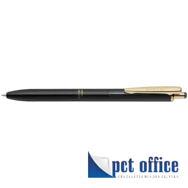 Zseléstoll nyomógombos Zebra Sarasa Grand 0,5 mm Fekete Fém