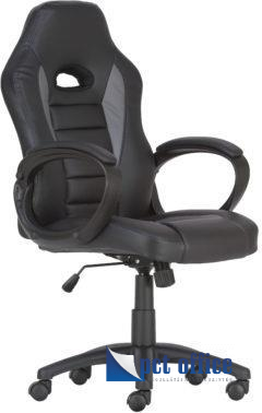 Irodai forgószék fekete szövetborítás, fekete lábkereszt, Gamer AVONDALE