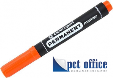 Permanent marker Centropen 8566 2,5 mm narancssárga