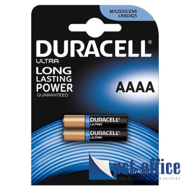 Elem, AAAA mikro, 2 db, Duracell Ultra MX2500/E96/LR8D425