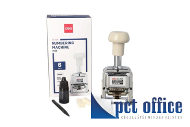 Sorszámbélyegző Deli Easy 7506 6 karakteres