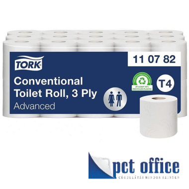 Wc papír T4 rendszer, 3 rétegű, 32 m, TORK Soft fehér 30 db