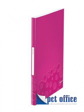 Bemutatómappa 40 lapos/zsebes A4 Leitz Wow rózsaszín