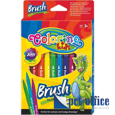 Filctoll készlet 10 db-os Colorino Kids Ecsetvégű