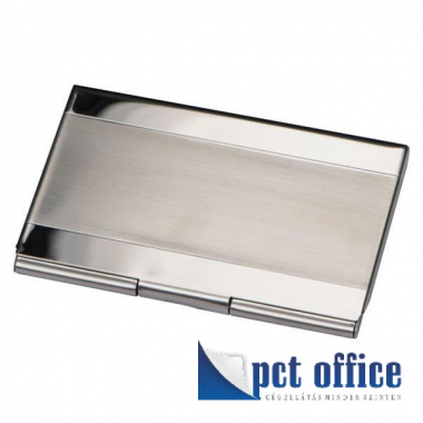 Névjegykártyatartó fém, gravírozható