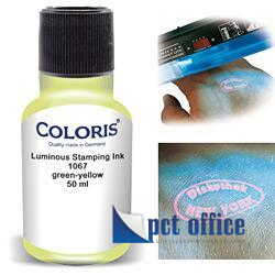 Bélyegzőfesték Coloris STK 1067 50 ml UV fényben rózsaszín