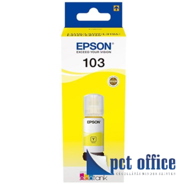 Tintapatron Epson T00S4 NO.103 65 ml Yellow Eredeti