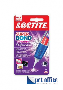 Pillanatragasztó gél 3 gr HENKEL Loctite Super Attak Perfect Pen