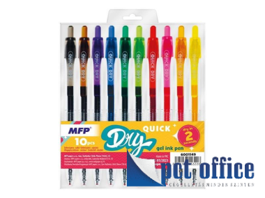 Zseléstoll készlet 10 db-os Metál MFP Quick Dry