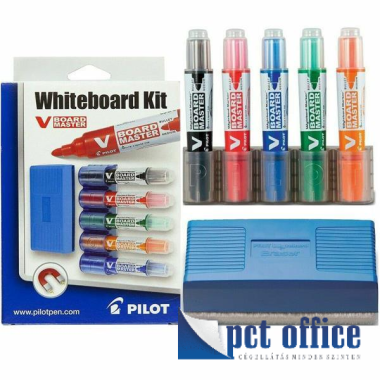 Tábla- és flipchart marker készlet 5 db-os Pilot V-Board Master 2,3 mm