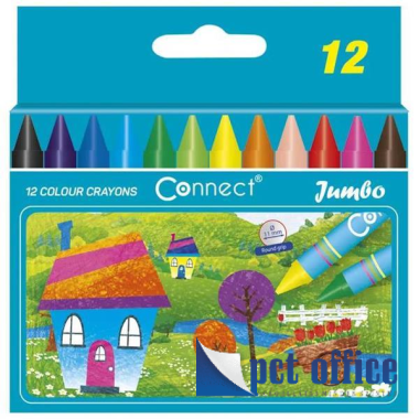 Zsírkréta 12 db-os Connect Jumbo