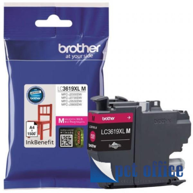 Tintapatron Brother LC3619XL 1,5K Magenta Eredeti