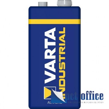 Elem Varta 9V Industrial/Ipari, tartós