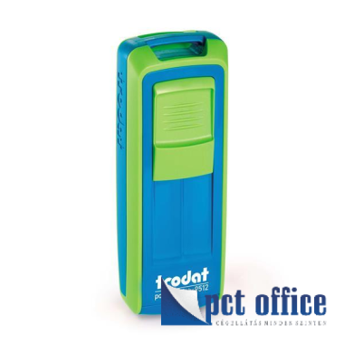 Bélyegzőház Trodat 9512 zseb (47x18 mm) Zöld-Kék
