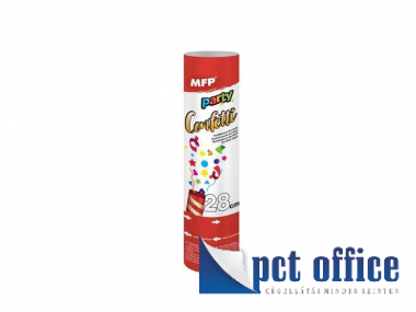 Konfetti kilövő ágyú 28 cm papír