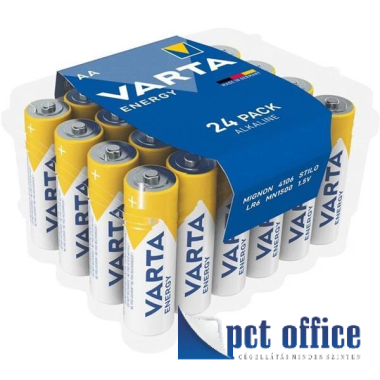 Elem, AA ceruza, 24 db, VARTA Longlife Power, tartós