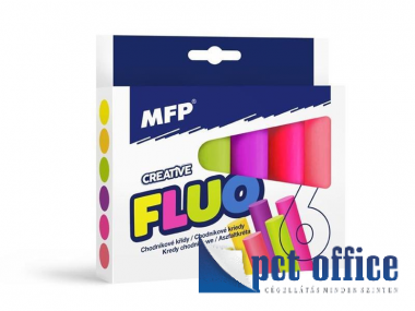 Aszfaltkréta készlet 6 db-os MFP Neon Color