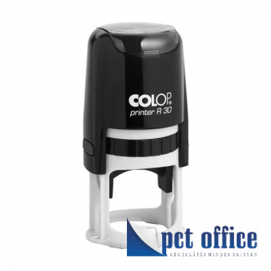 Bélyegzőház , kör Colop Printer R30 fekete