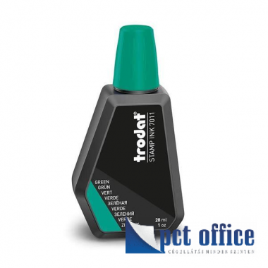 Bélyegzőfesték Trodat 7011 vizes bázisú / 28 ml zöld