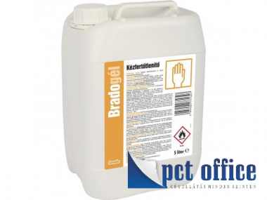Kézfertőtlenítő gél Bradolife, Bradogél 5 L