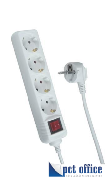 Elosztó 4-es 1,5 m kapcsolóval TR 803 S