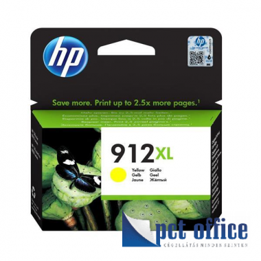 Tintapatron Hp 912XL 3YL83AE Yellow Eredeti
