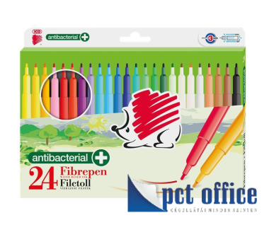 Filctoll készlet 24 db-os Vízbázisú Rostirón Ico 300 Antibakteriális