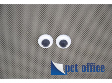 Mozgószem, ragasztható 16mm kerek 100db/csg