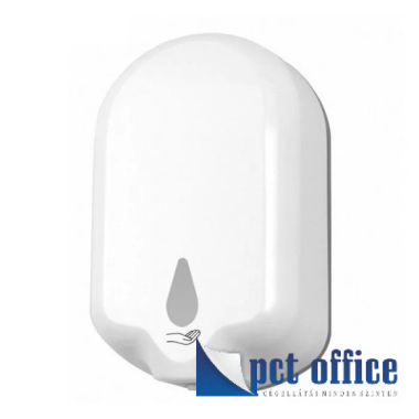 Kézfertőtlenítő gél adagoló 1,2 L Szenzoros, fehér műanyag - érintésmentes