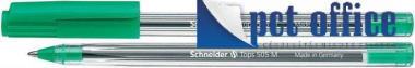 Golyóstoll kupakos Schneider Tops 505 M 0,5 mm Zöld