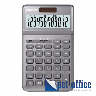 Számológép asztali 12 számjegy Casio JW 200 TW GY
