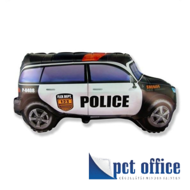 Lufi Fóliás Forma 80 cm Rendőrautó