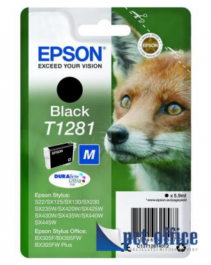 Tintapatron Epson T1281 5,9 ml Black Eredeti