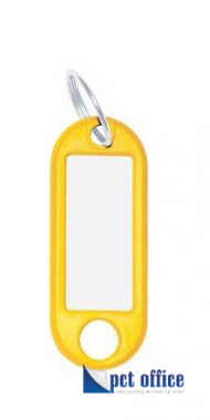 Kulcsjelölő biléta Wedo 10 db citromsárga