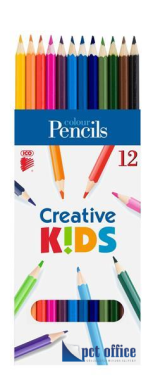 Színes Ceruza 12 db-os hatszögletű Creative Kids