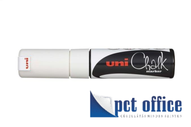 Krétamarker, 8 mm, UNI PWE-8K, fehér