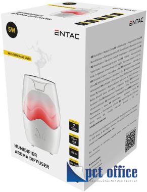 Párásító diffúzor Aromaterápiás RGB Hangulatvilágítással 100 ml 5W