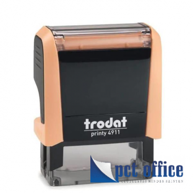 Bélyegzőház Trodat 4911 Printy 4.0 pasztell narancssárga (38x14 mm)