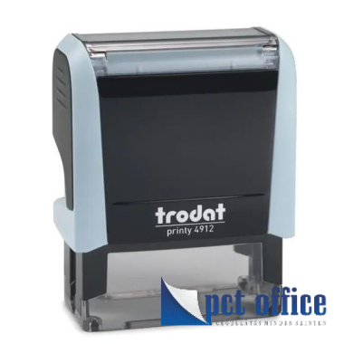 Bélyegzőház Trodat 4912 Printy 4.0 pasztell kék (47x18 mm)