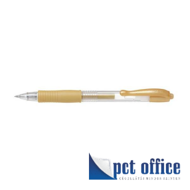 Zseléstoll nyomógombos Pilot G-2 0,25 mm Metallic Arany