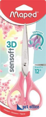 Olló 16 cm Maped Sensoft 3D pasztell