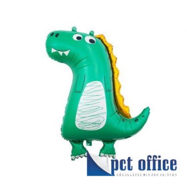 Lufi Fóliás Forma 70 cm Zöld Dinoszaurusz/Dínó
