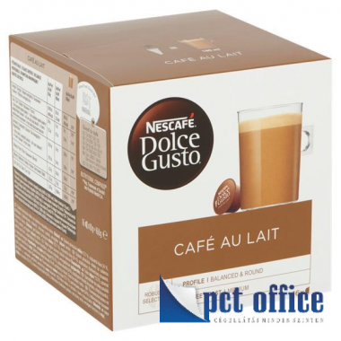 Kávékapszula, 16 db, NESCAFÉ Dolce Gusto Café au Lait