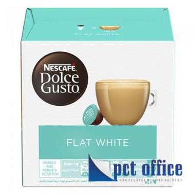 Kávékapszula, 16 db, NESCAFÉ Dolce Gusto Flat White