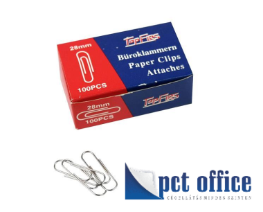 Gémkapocs 28 mm 100 db-os Horganyzott TopFirs