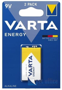 Elem Varta 9V High Energy/Longlife Power, tartós