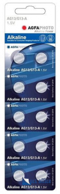 Elem AgfaPhoto gombelem AG13/LR44/A76/G76A/357/SR44W