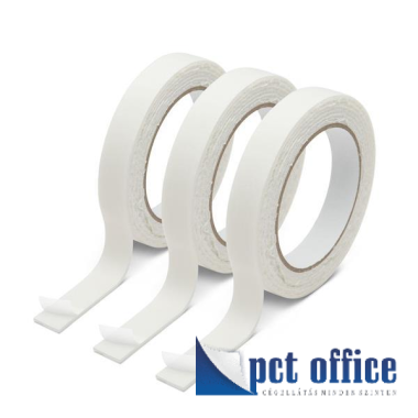 Ragasztószalag kétoldalas szivacsos 3 x 18 mm x 2,6 m