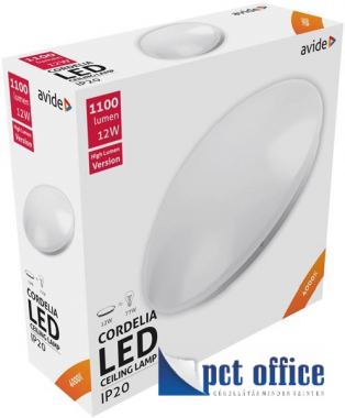 Mennyezeti Lámpa LED IP20 Avide Cordelia 12W 280x90 mm NW 4000K