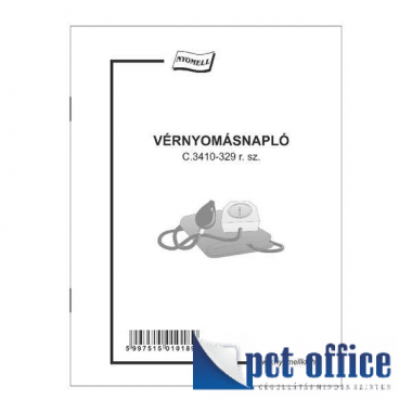 C.3410-329 Vérnyomásnapló A6